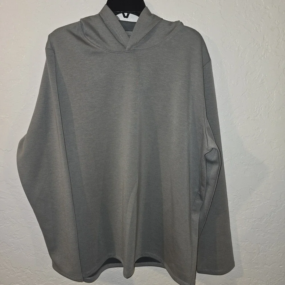 Callaway Quiet Shade HTR Swing Tech Golf Hoodie Large XL Pullover UPF 50‎ Gray